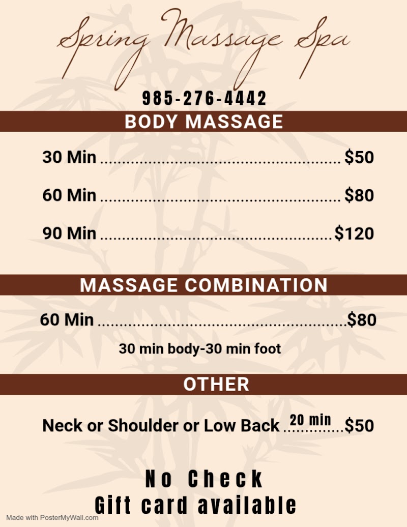 Spring Massage SPA, massage spa in Covington, LA, photo 3 of 8